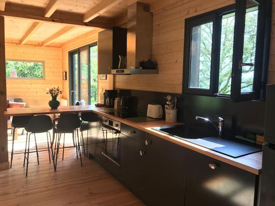 Maison De Bois En Pleine Nature A 20 Min De Beaune Montceau-et-Echarnant Екстериор снимка